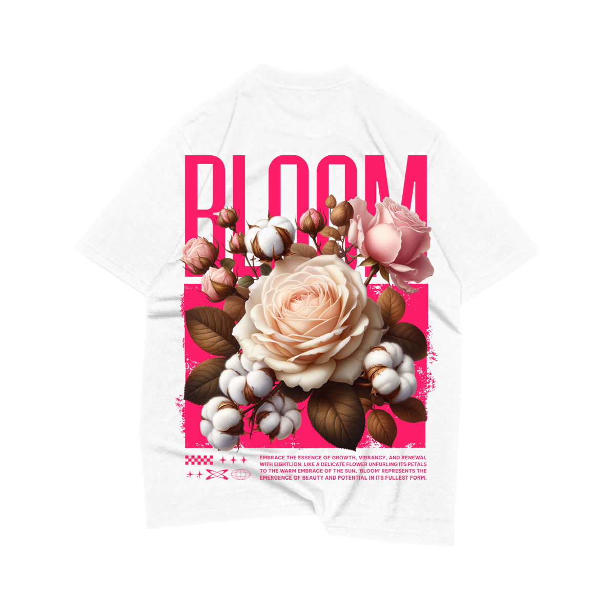 OVERSIZE T-SHIRT BLOOM FLORAL