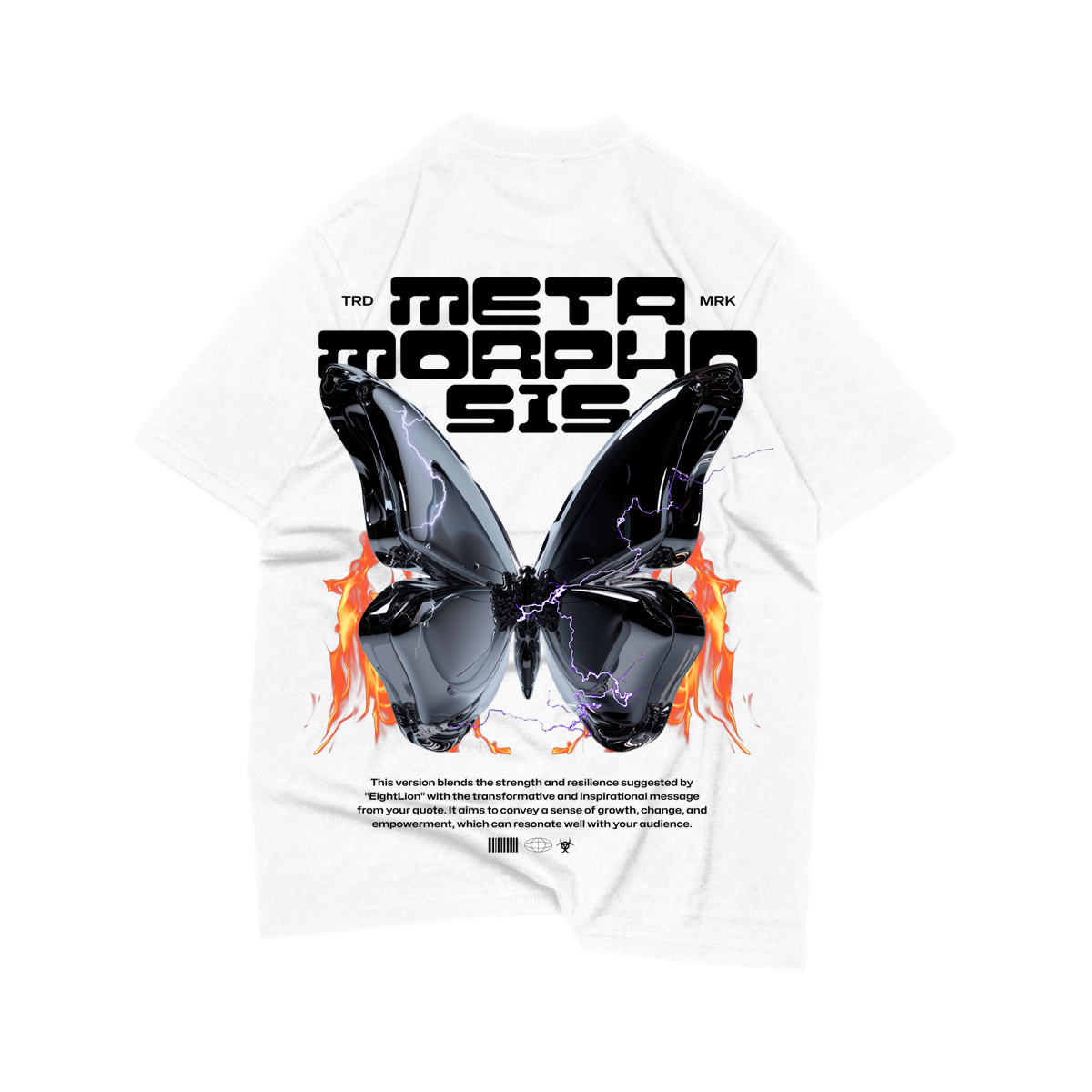 OVERSIZE T-SHIRT BUTTERFLY METAMORPHOSIS