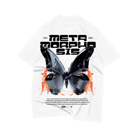 OVERSIZE T-SHIRT BUTTERFLY METAMORPHOSIS