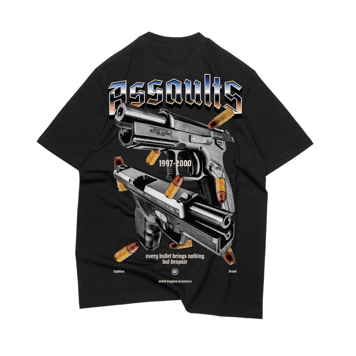 OVERSIZE T-SHIRT GUN GRAPHIC