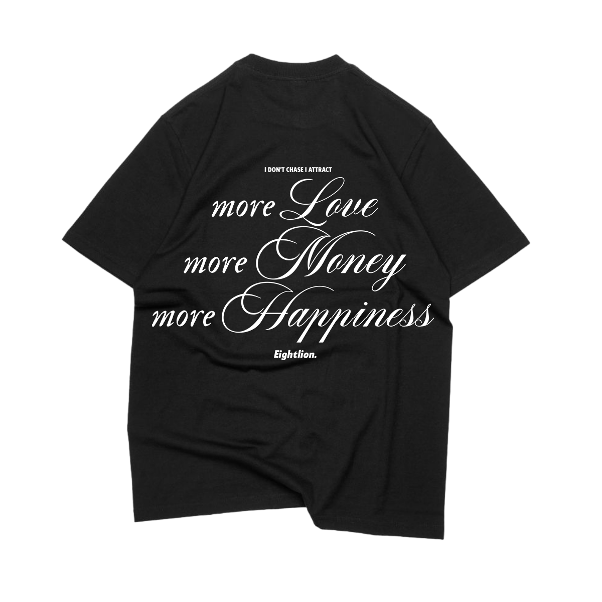 OVERSIZE T-SHIRT MORE LOVE BLACK