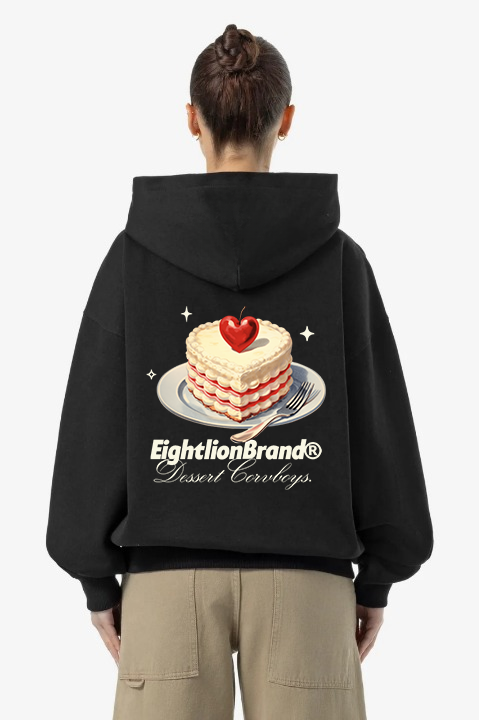 CAKE LAYER LOVE HOODIE BLACK