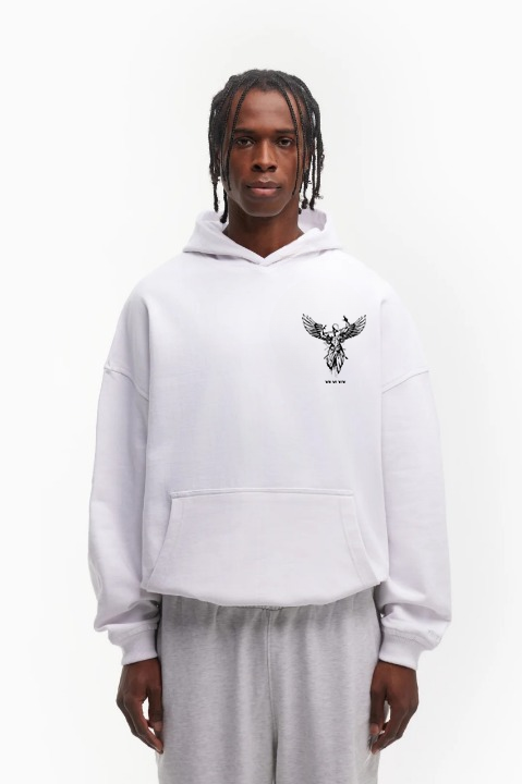 ANGEL WINGS HOODIE WHITE