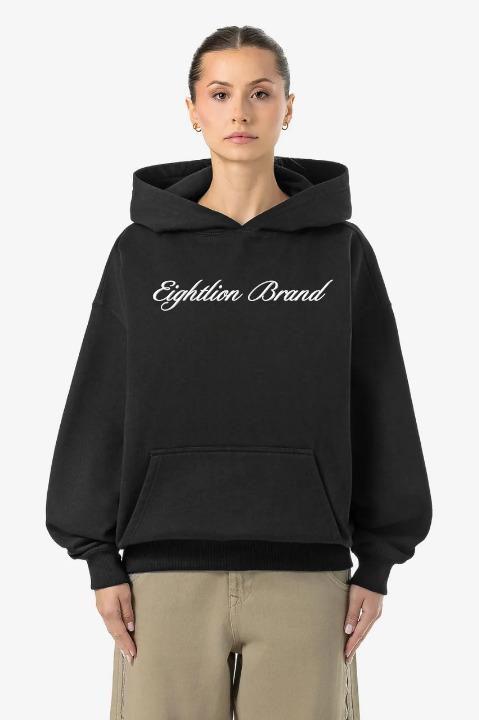 ANGEL GUARD OUR HEARTS HOODIE BLACK UNISEX