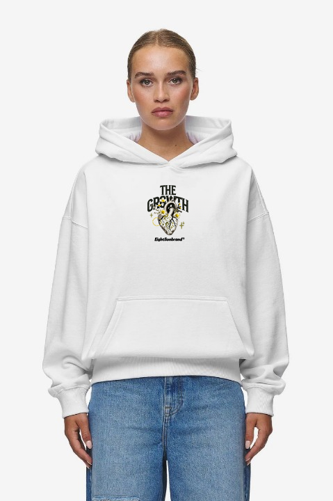 THE GROWTH HOODIE WHITE WOMEN