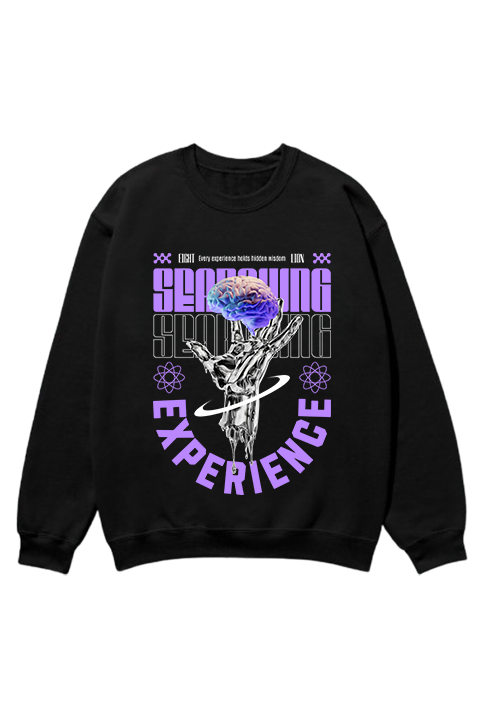 SEARCHING EXPERIENCE SWEATSHIRT BLACK